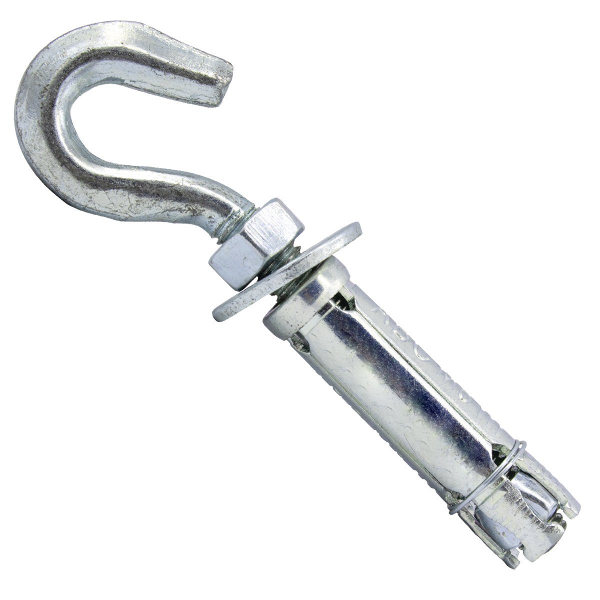 Keilbouten met haak M6x70x40mm verzinkt 1 stuk