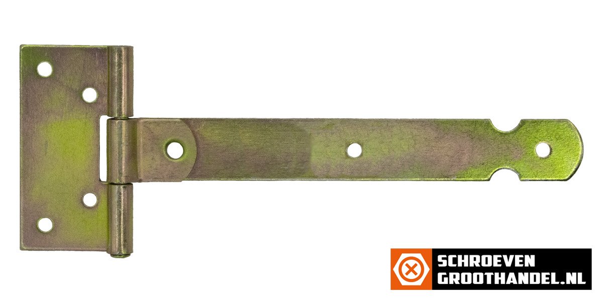 Kruisheng licht 150 mm geel verzinkt