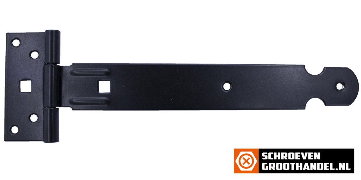 Kruisheng licht 250 mm zwart verzinkt