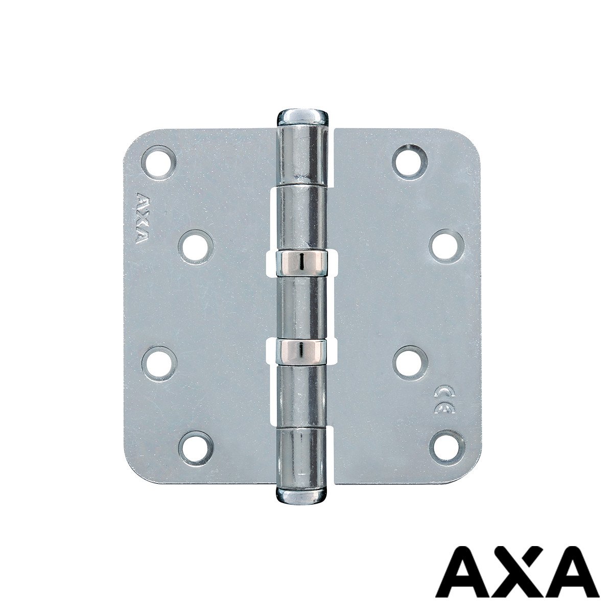 Kogellager scharnier 89x89mm ronde hoek staal AXA
