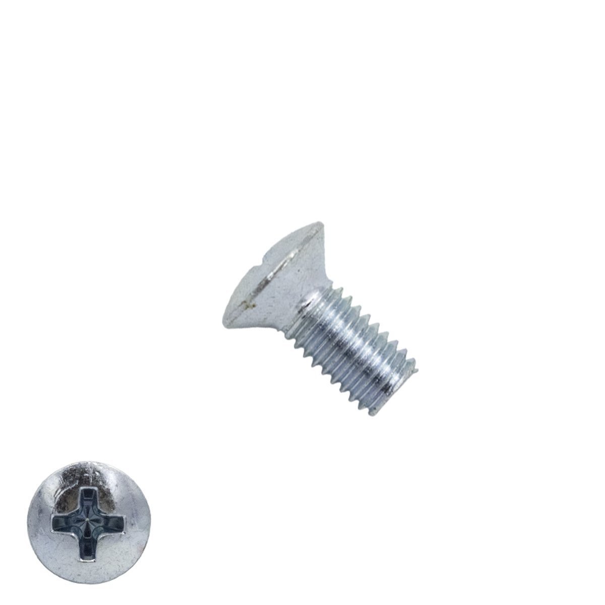 Metaalschroeven lenskop M6 x 20mm DIN966 verzinkt philips 200 stuks