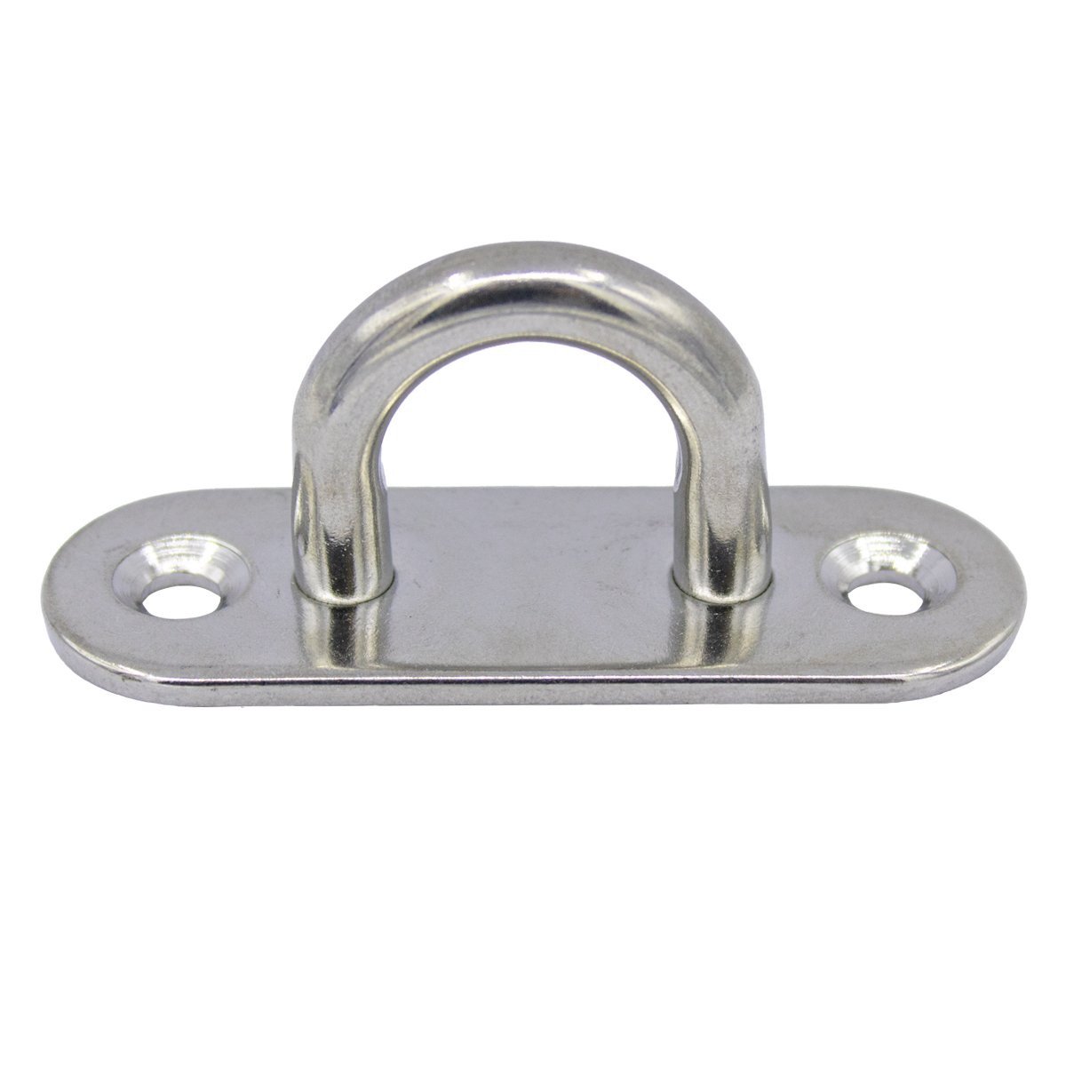 Mastoog ovale grondplaat 60mm RVS A2 1 stuk