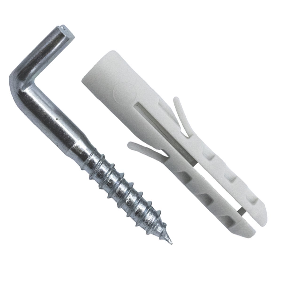 Nylon pluggen 8mm met muurduimen 50mm 6 stuks