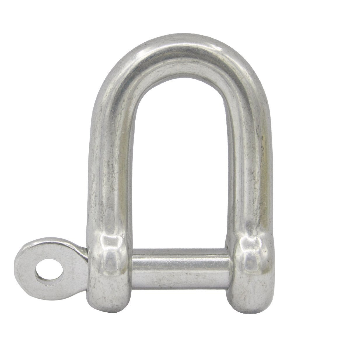 D-sluiting met borgbout 5mm RVS A4 1 stuk