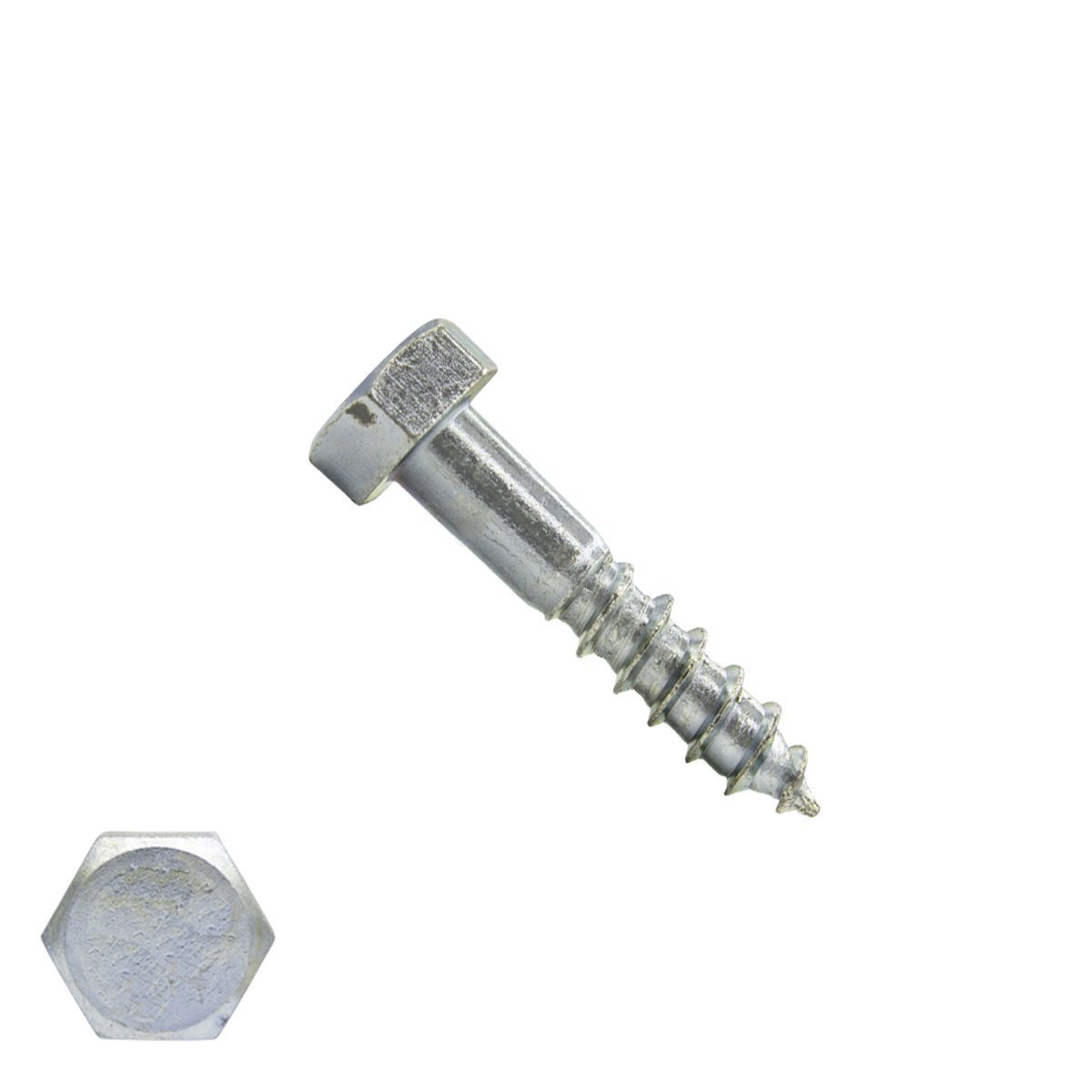 Houtdraadbouten M6 verzinkt 6x30 mm 200 stuks