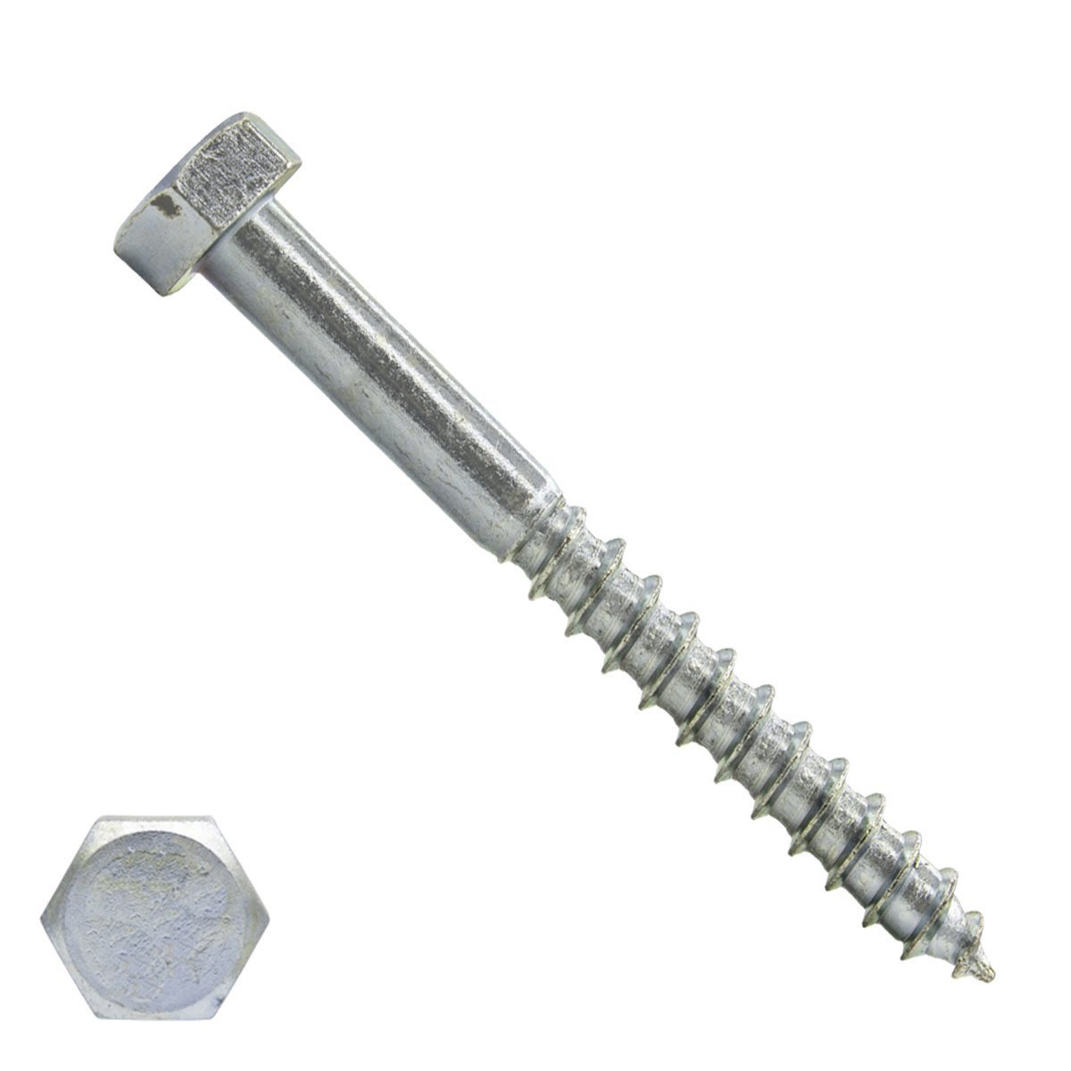 Houtdraadbouten M8 verzinkt 8x60 mm 200 stuks