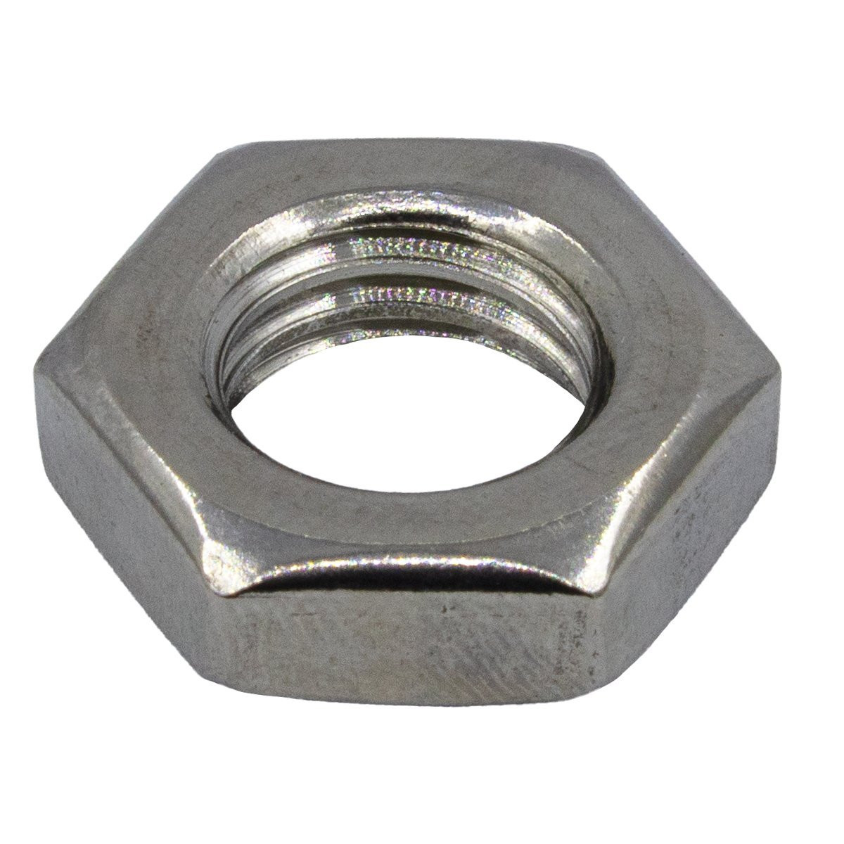 Zeskantmoeren laag M6 DIN439 RVS A4 200 stuks