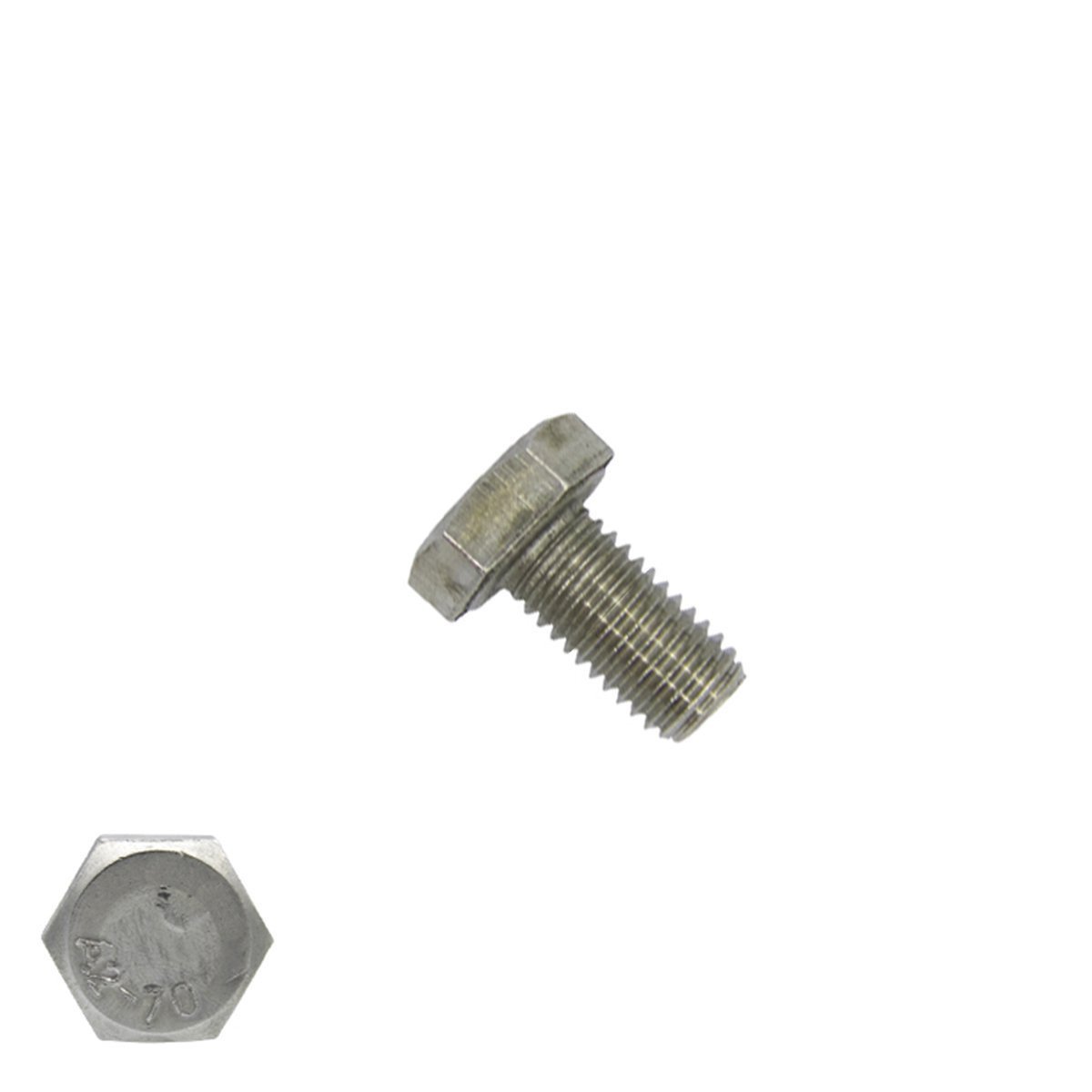 Tapbouten M3 x 10mm RVS A2 DIN933 200 stuks