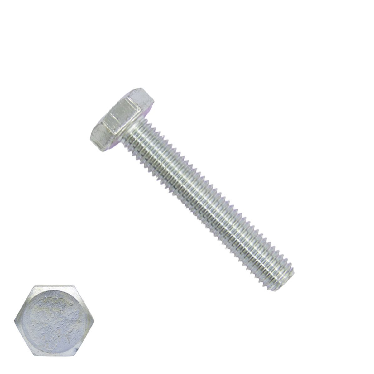 Tapbouten M4 x 45mm verzinkt DIN933 200 stuks