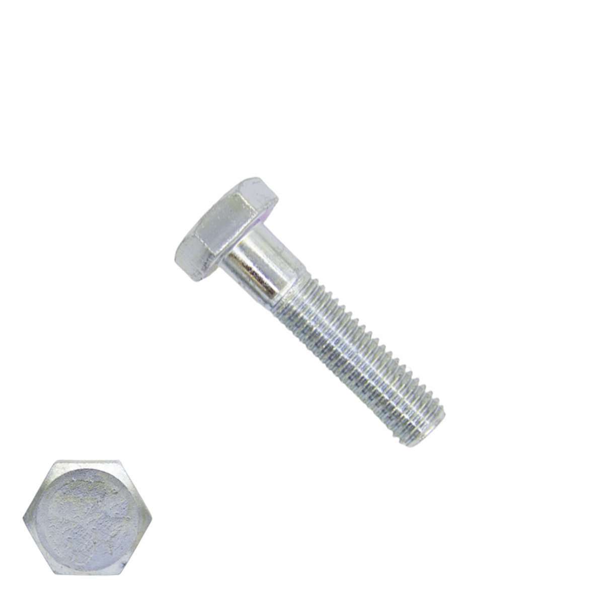 Zeskantbouten M6 x 30mm verzinkt DIN931 200 stuks