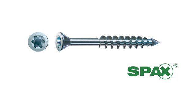 Spax-M MDF-schroeven 4x60/40 mm verzinkt freeskop TORX 100 stuks