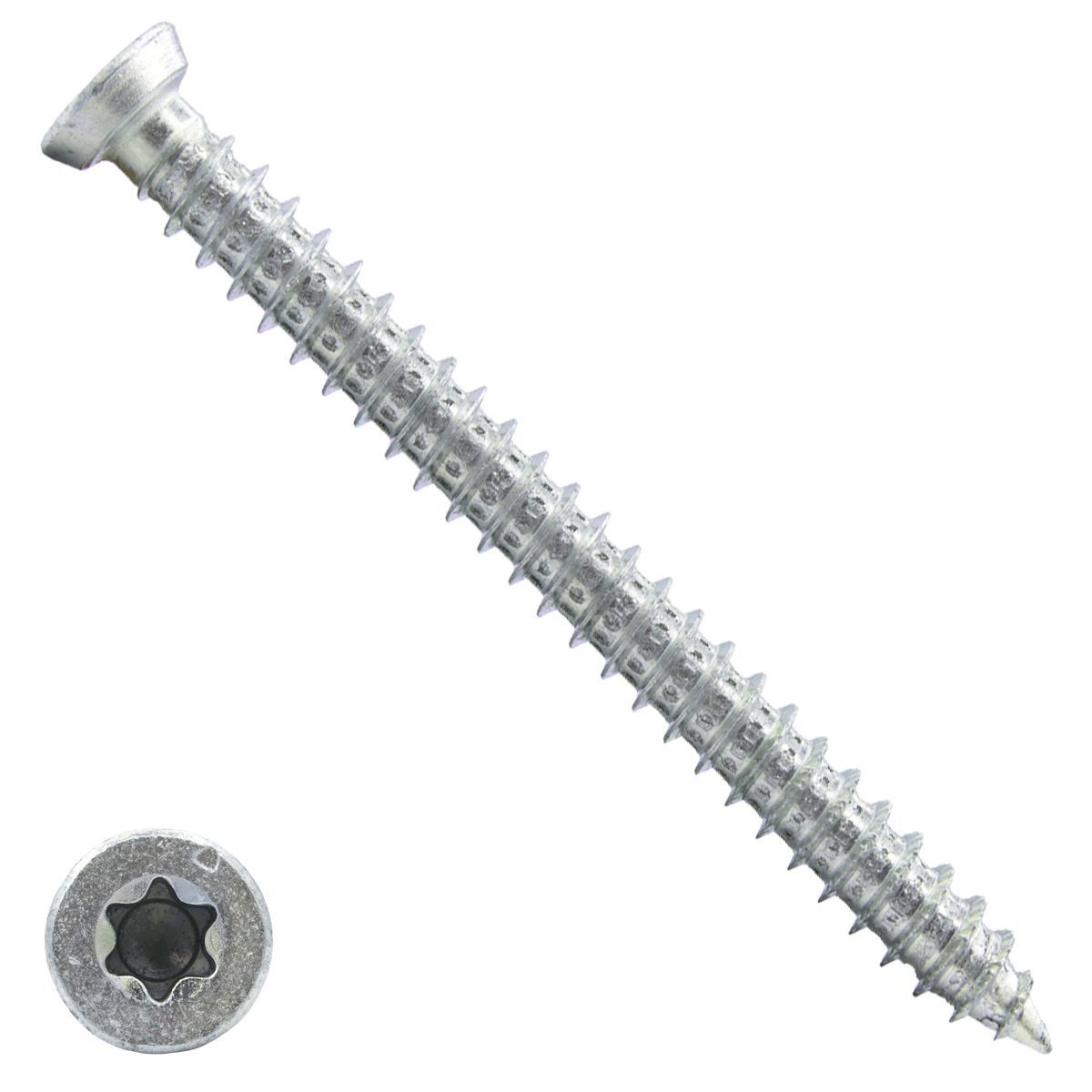 Spax-RA kozijnschroeven 7,5x100mm verzinkt platkop torx 100 stuks