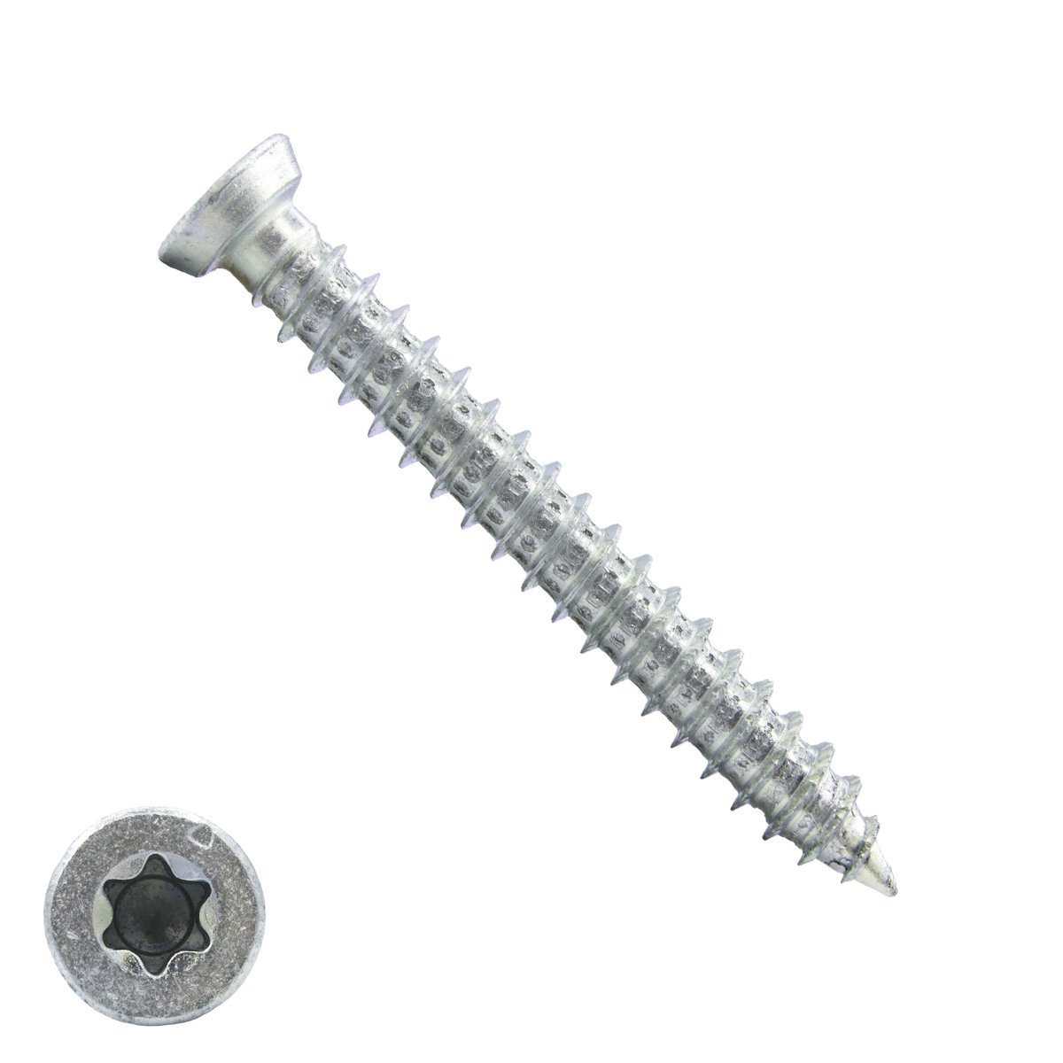 Spax-RA kozijnschroeven 7,5x60mm verzinkt platkop torx 100 stuks