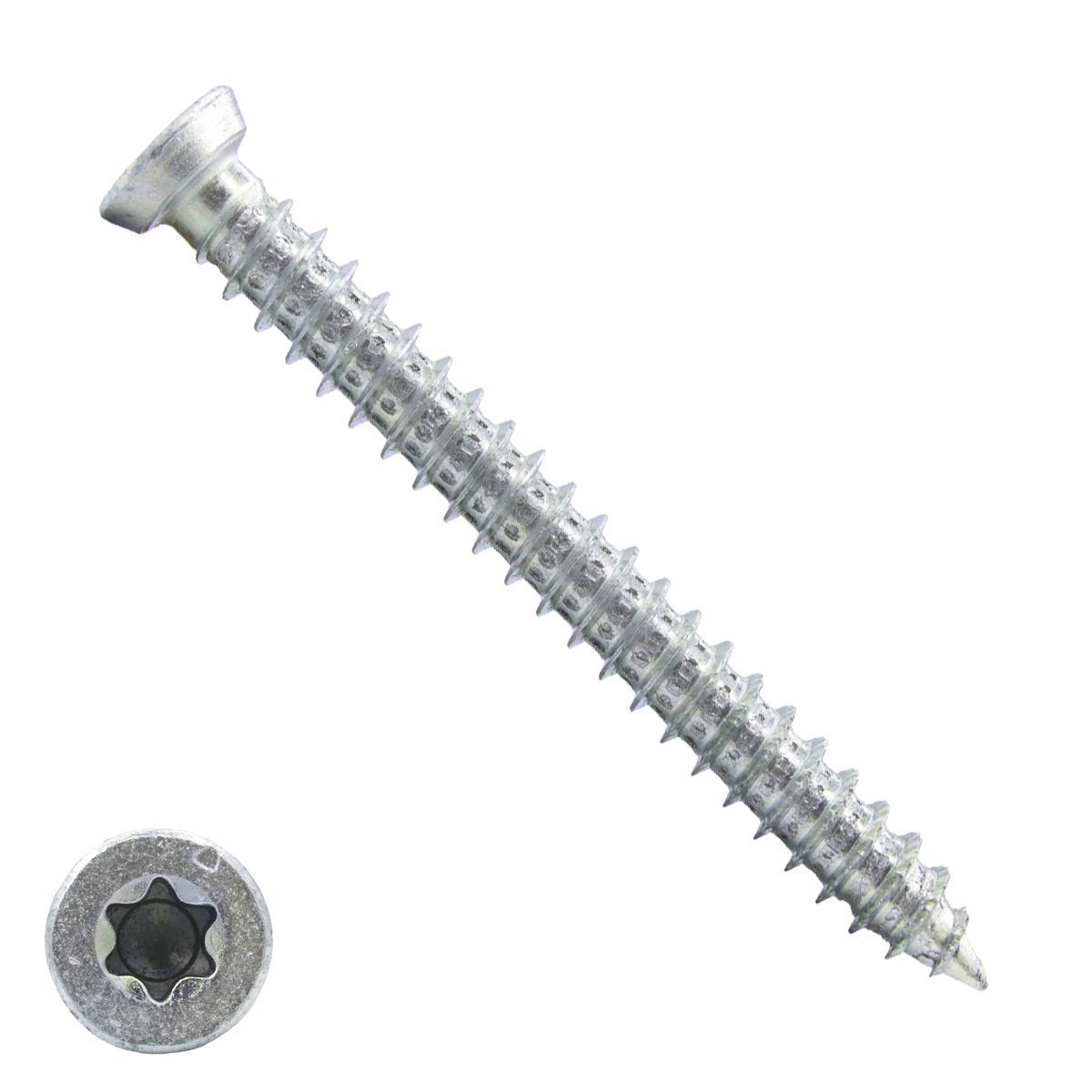 Spax-RA kozijnschroeven 7,5x80mm verzinkt platkop torx 100 stuks