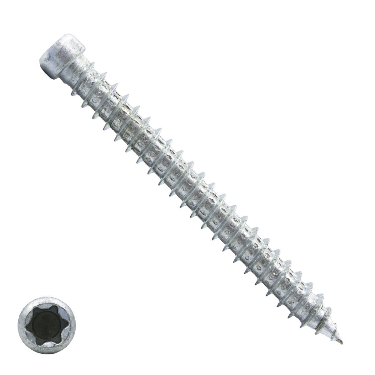 Spax-RA kozijnschroeven 7,5x80mm verzinkt cilinderkop torx 100 stuks