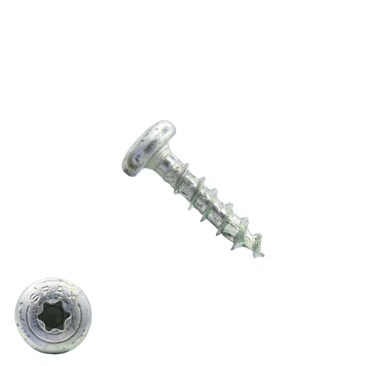 Spax spaanplaatschroeven 4x20mm verzinkt rondkop torx 200 stuks