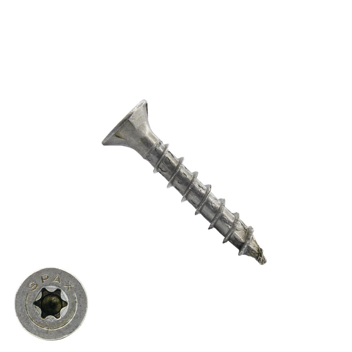 Spax spaanplaatschroeven 4x25mm rvs a2 platkop torx 200 stuks