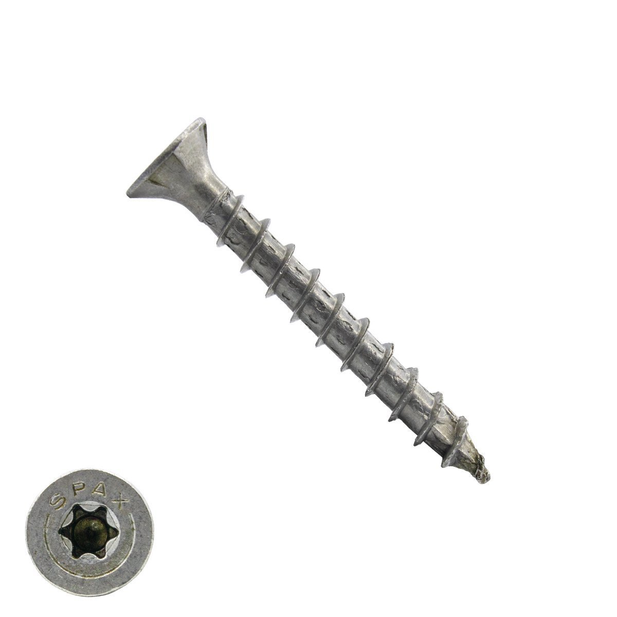Spax spaanplaatschroeven 4x40mm rvs a2 platkop torx 200 stuks
