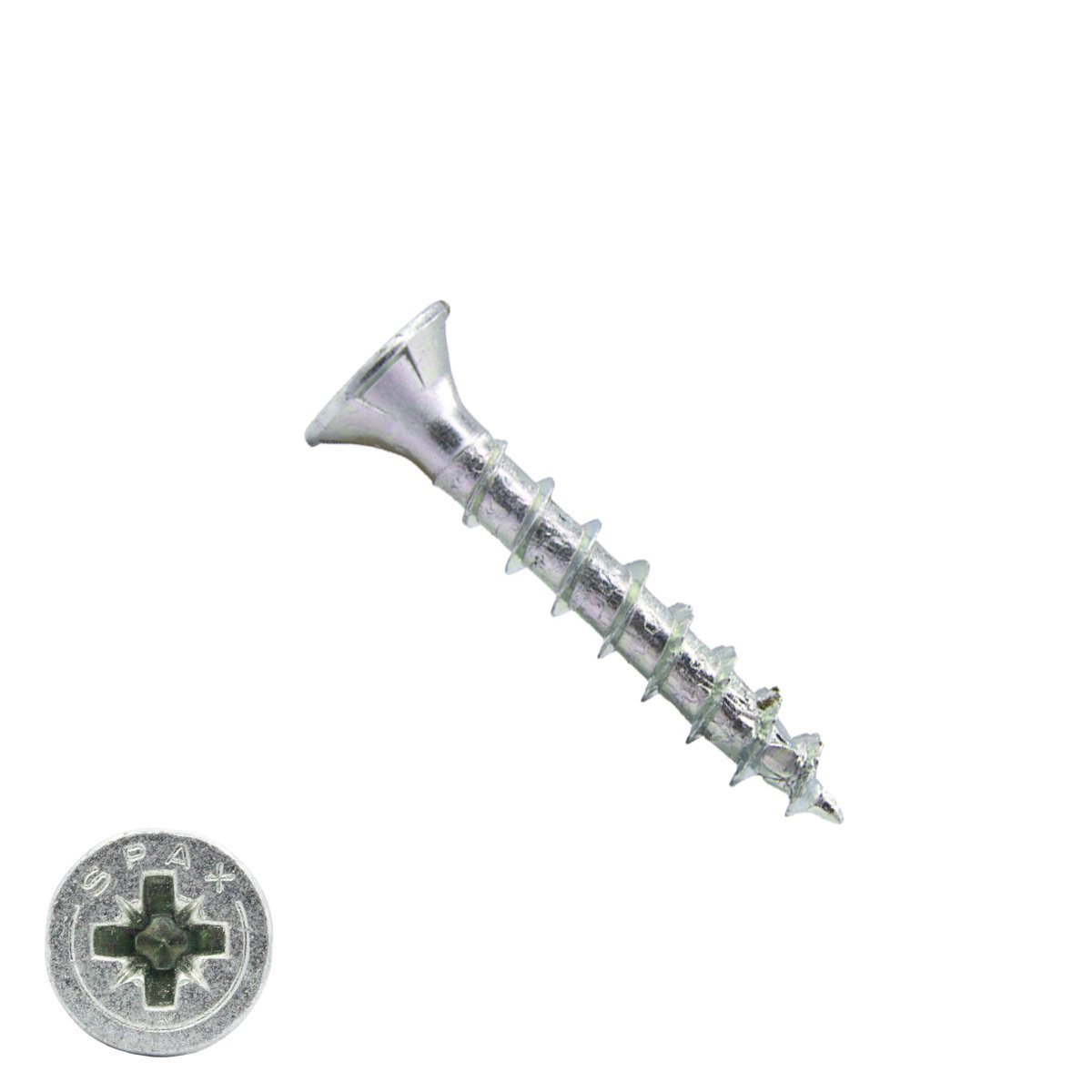 Spax spaanplaatschroeven 4x40mm verzinkt platkop pozidriv 1000 stuks