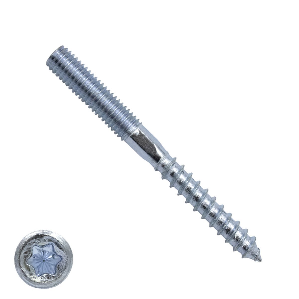 Stokeinden M10x90mm Torx-25 verzinkt 50 stuks