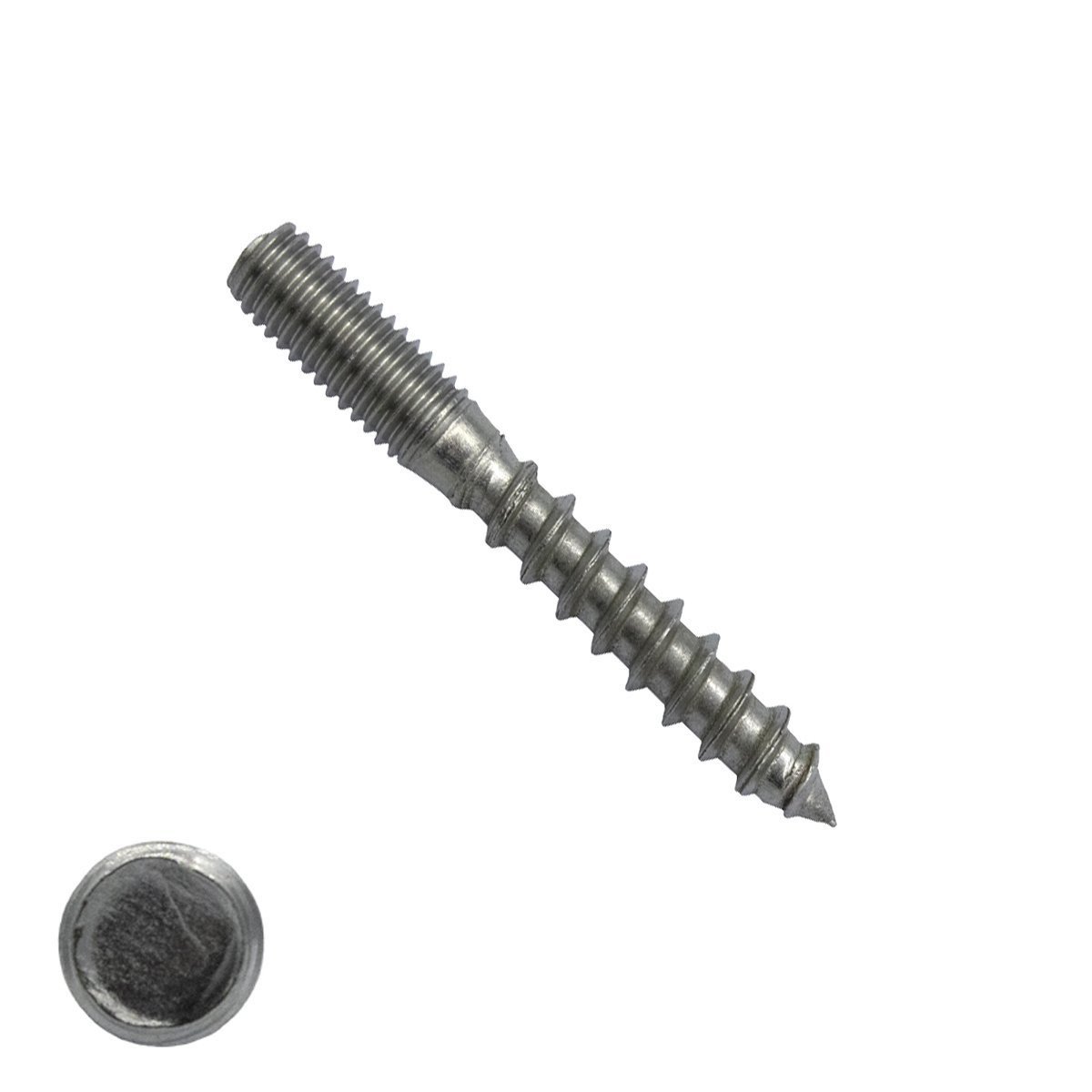 Stokeinden M6x50mm RVS A2 100 stuks