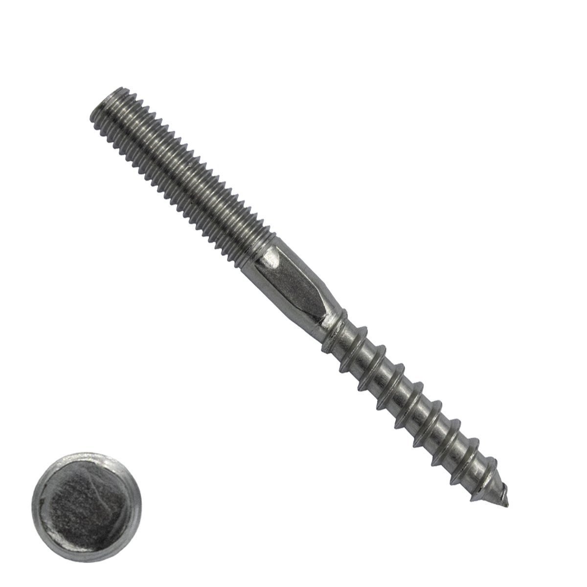 Stokeinden M8x80mm RVS A2 100 stuks
