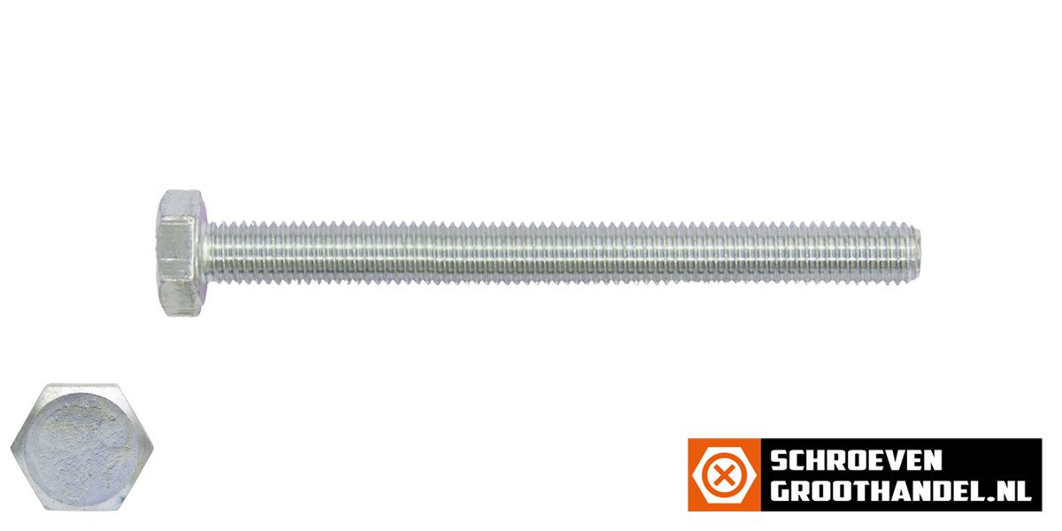 Tapbouten M14 x 80mm verzinkt DIN933 50 stuks