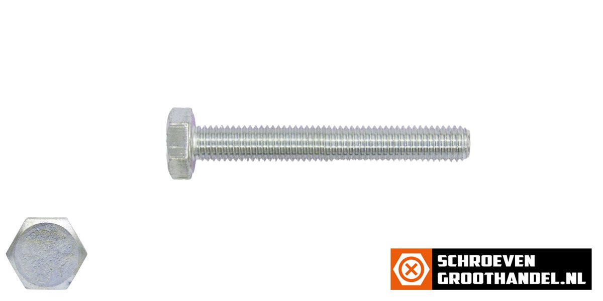 Tapbouten M4 x 50mm verzinkt DIN933 200 stuks
