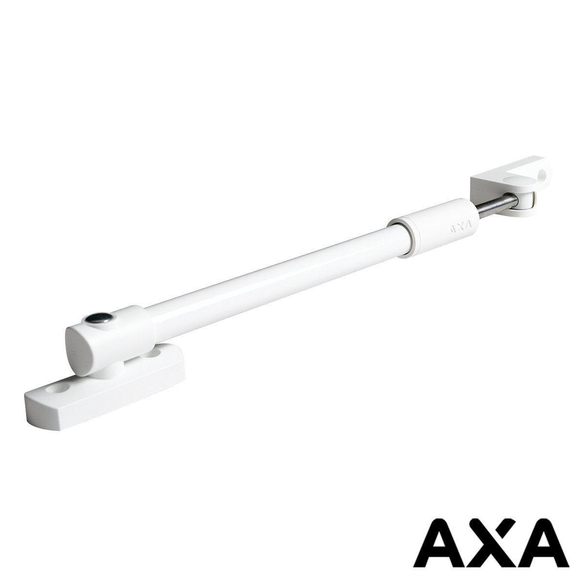 Telescopische raamuitzetter AXA 30cm wit naar buiten draaiend