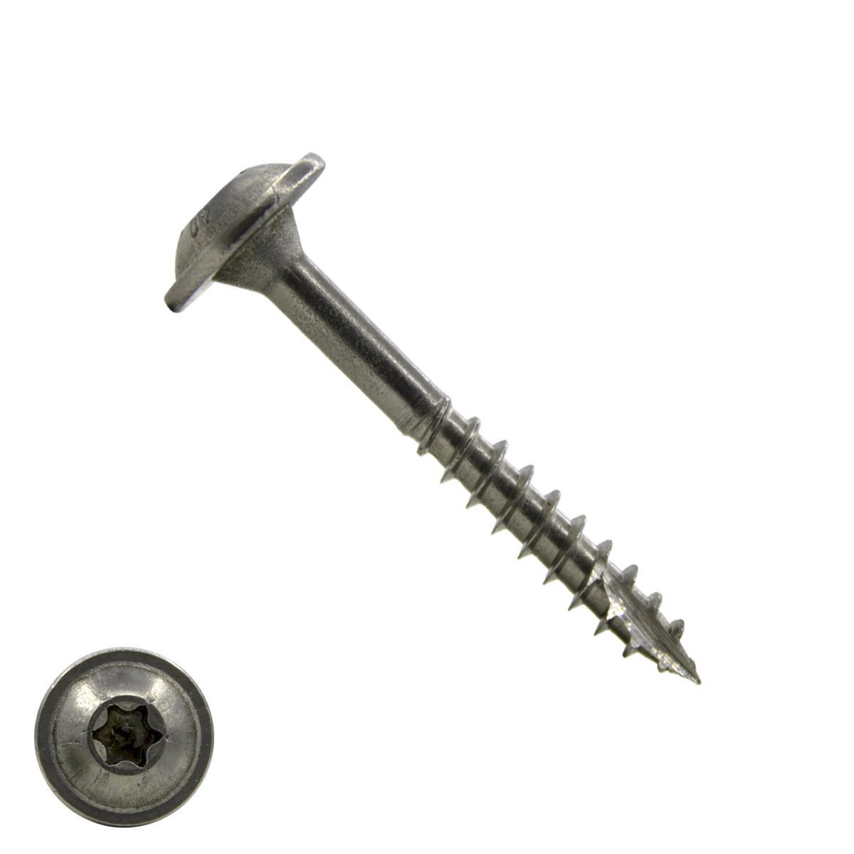 Tellerkopschroeven 4x40/24mm RVS A2 discuskop TORX-20 200 stuks