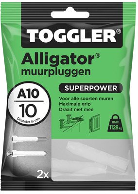 Toggler Alligator pluggen A10 2 stuks