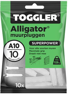 Toggler Alligator pluggen A10 10 stuks