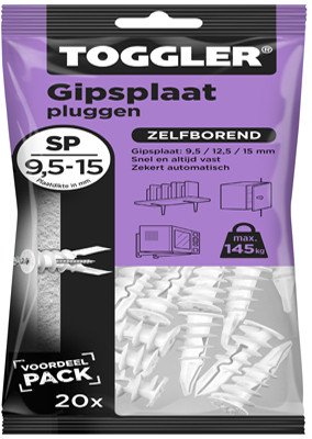 Toggler Gipsplaat Pluggen SP 20 stuks