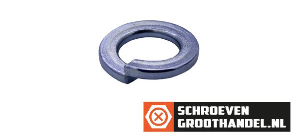 Veerringen M12 verzinkt DIN127B 200 stuks