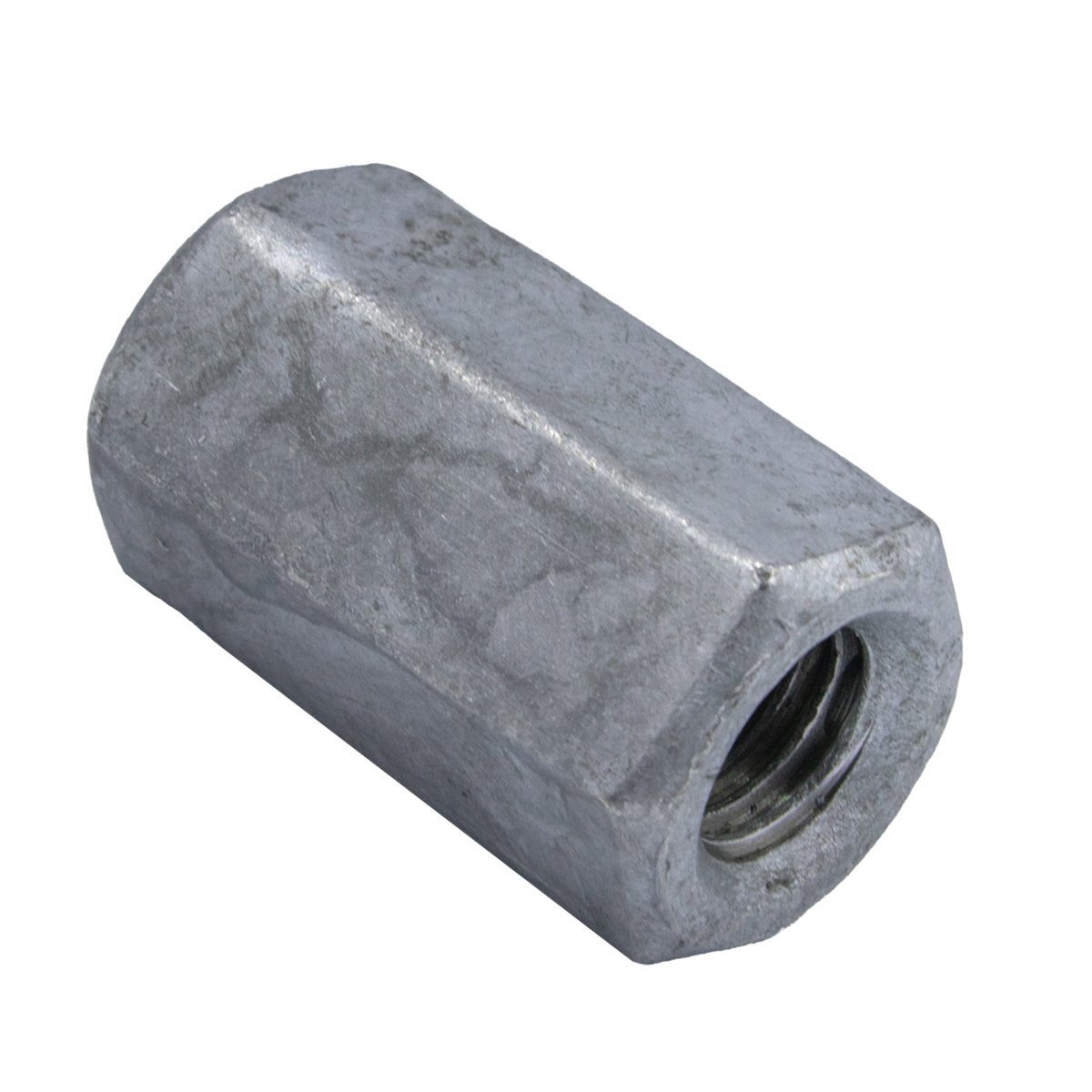 Verbindingsmoeren M8 DIN6334 thermisch verzinkt ISO passend 50 stuks