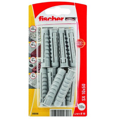 Fischer pluggen SX 10x50 10 stuks