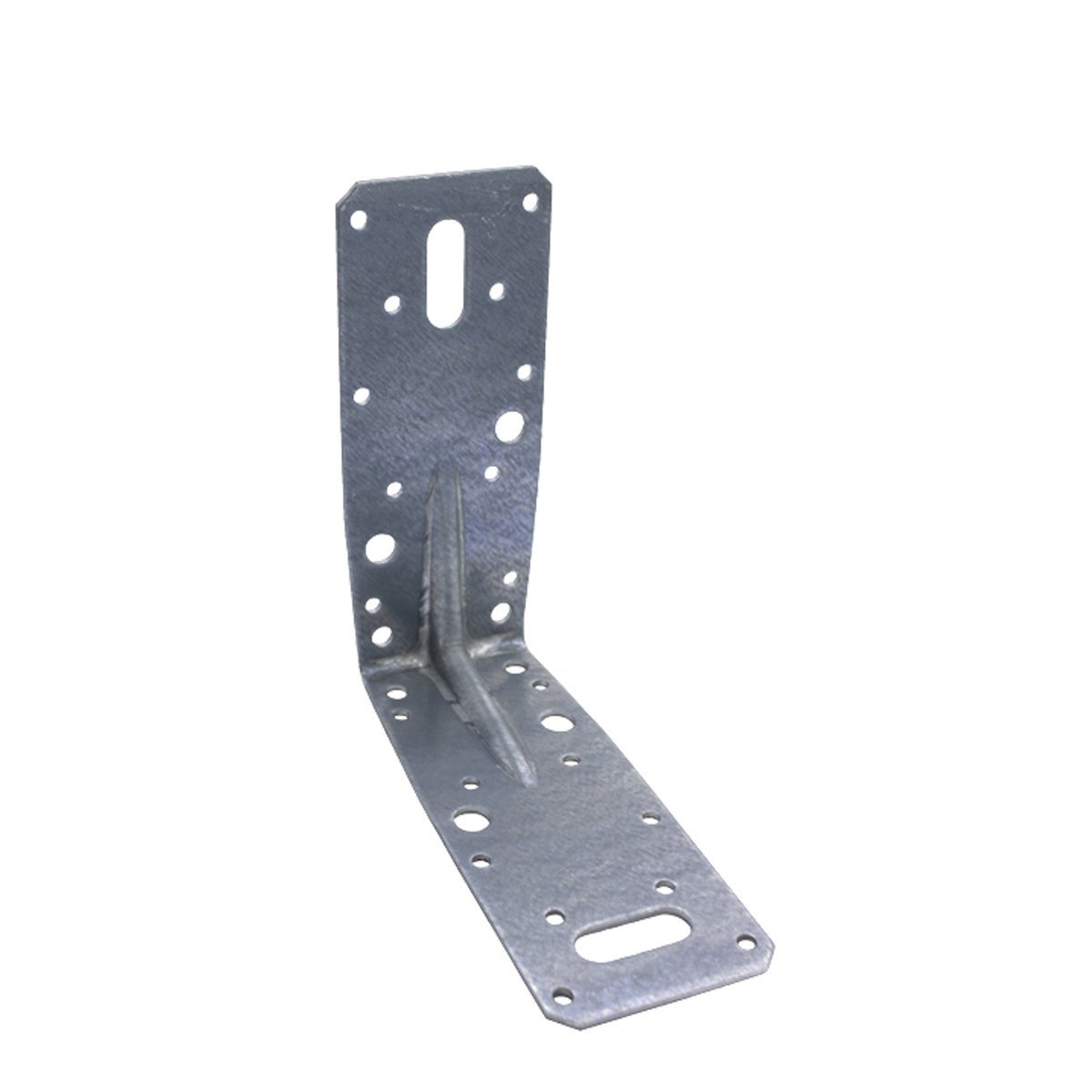 Hoekanker met ril 150x150x60 mm verzinkt 1 stuk