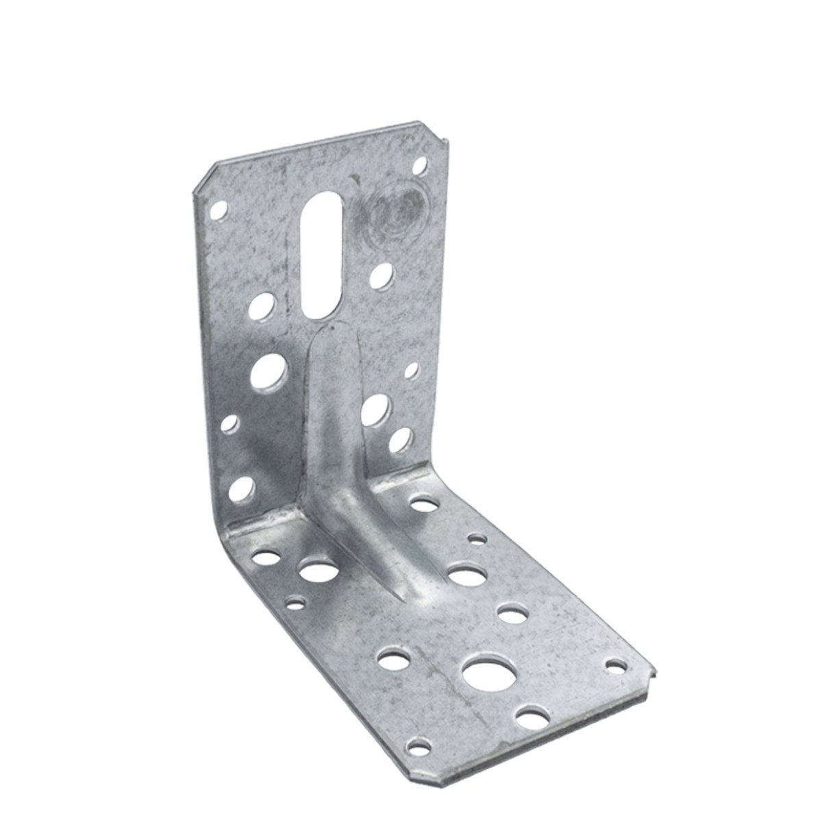 Hoekanker met ril 90x90x60 mm verzinkt 1 stuk