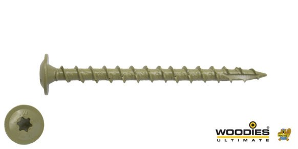Woodies Tellerkopschroeven Shield TORX-30 6x60mm 100 stuks