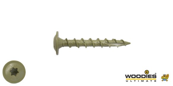 Woodies Tellerkopschroeven Shield TORX-40 8x40mm 50 stuks