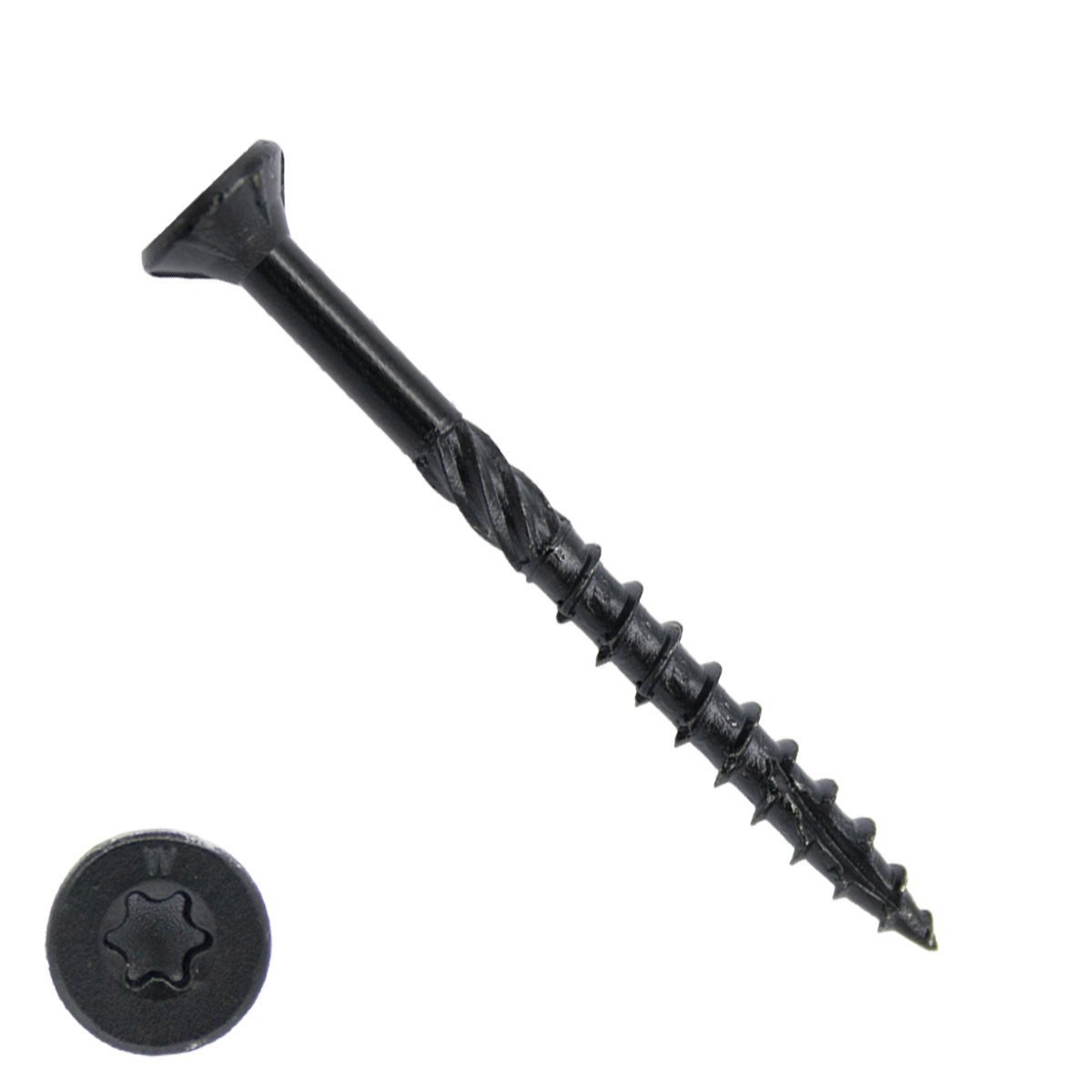 Woodies schroeven Blackline Shield TORX-25 platkop 5x60/35mm 200 stuks