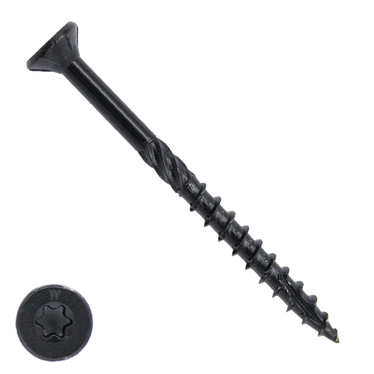 Woodies schroeven Blackline Shield TORX-25 platkop 5x80/50mm 200 stuks