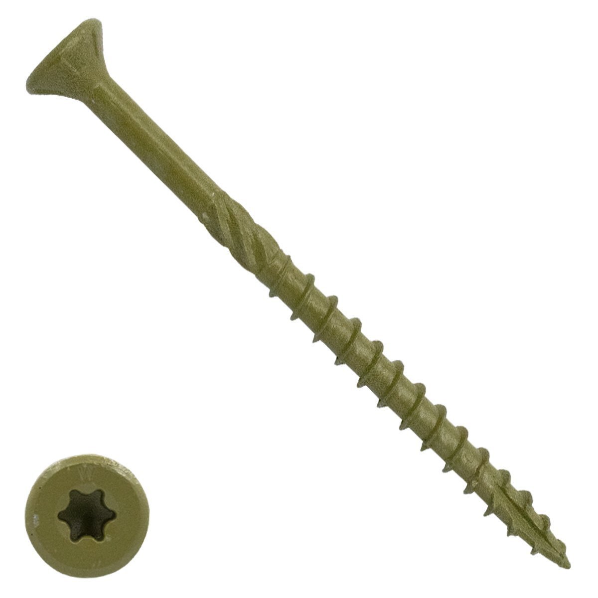 Woodies schroeven platverzonken kop Shield TORX-20 5x100/60mm deeldraad 200 stuks
