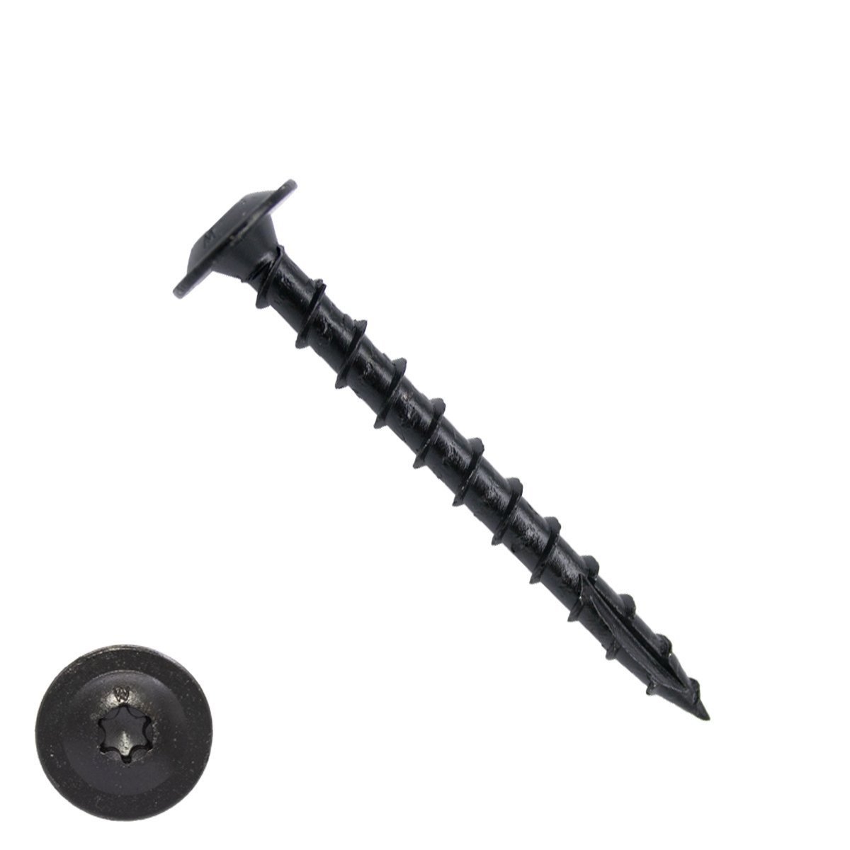 Woodies Tellerkopschroeven Blackline Shield TORX-30 6x40mm 100 stuks