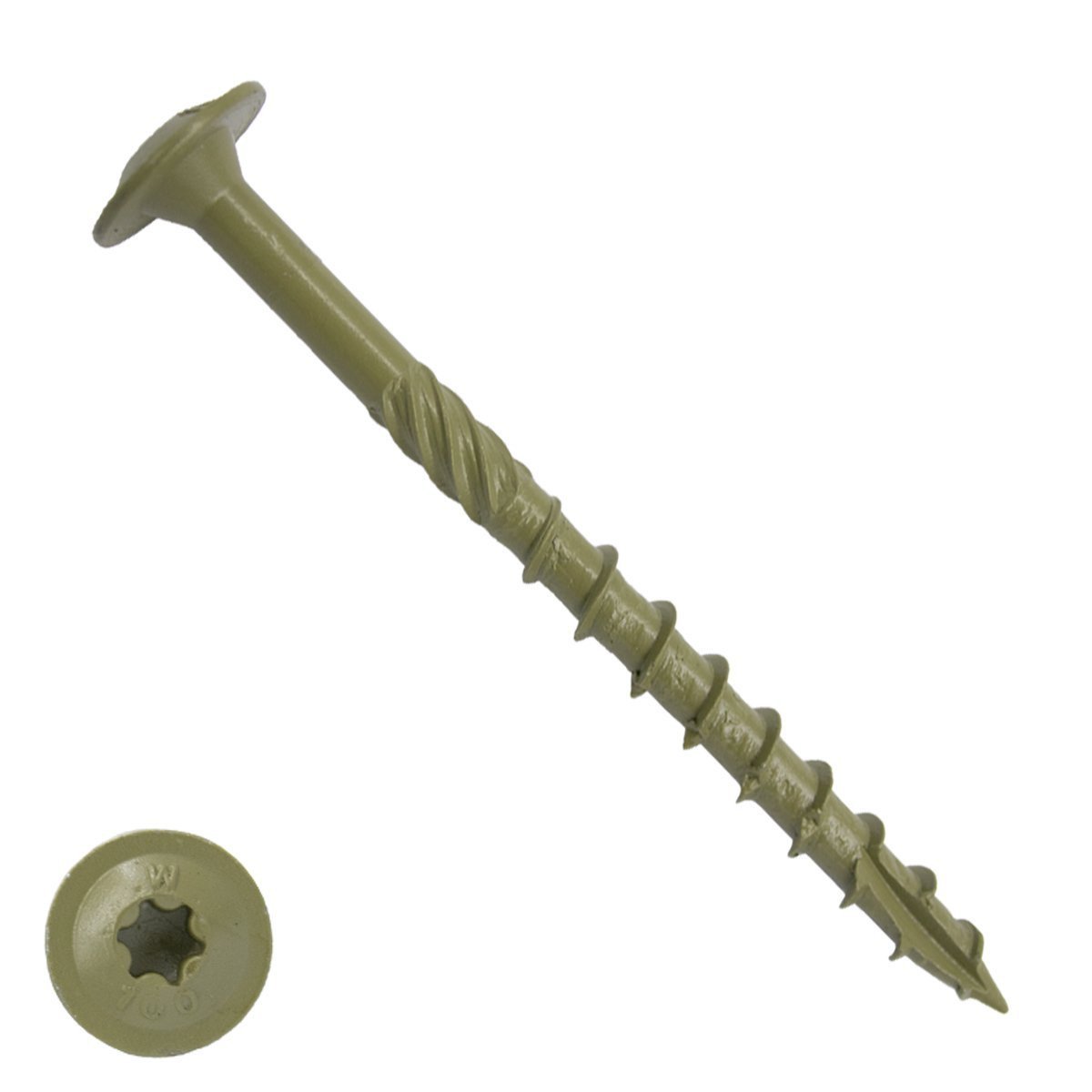 Woodies Tellerkopschroeven Shield TORX-40 8x80/50mm deeldraad 50 stuks
