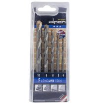 Alpen steenboorset Long Life 5-delig