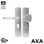 ANTI KERNTREKSBESLAG AXA CURVE PLUS KNOP-KRUK PC55 GESLEPEN ALU SKG***