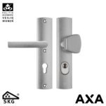 ANTI KERNTREKSBESLAG AXA CURVE PLUS KNOP-KRUK PC72 GESLEPEN ALU SKG***
