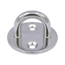 Dekoog ronde grondplaat 6mm RVS A4 1 stuk