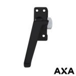 AXA RAAMSLUITING 3308 MET VENTILATIENOK EN DRUKKNOP LINKS ZWART